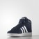 Hombre Adidas Neo Vs Hoops Mid Colegial Armada/Calzado Blanco Zapatillas de entrenamiento (F99532)