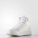 Calzado Blanco/Matte Plata Mujer Zapatillas de entrenamiento Adidas Neo Cloudfoam Super Hoops Mid (Cg5752)