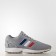 Mujer/Hombre Mid Gris/Calzado Blanco/Núcleo Rojo Adidas Originals Zx Flux Zapatillas casual (Bb2768)
